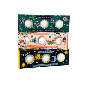 Sow the Magic | Moon Phase Abundance Bath Bomb Trio