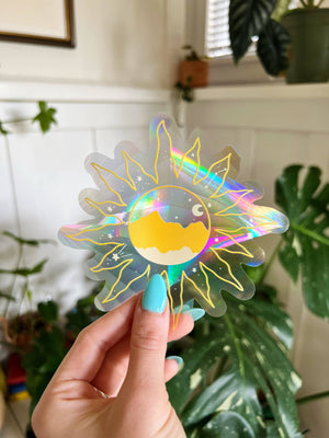 Jess Weymouth | Sun Night Sky Suncatcher Decal