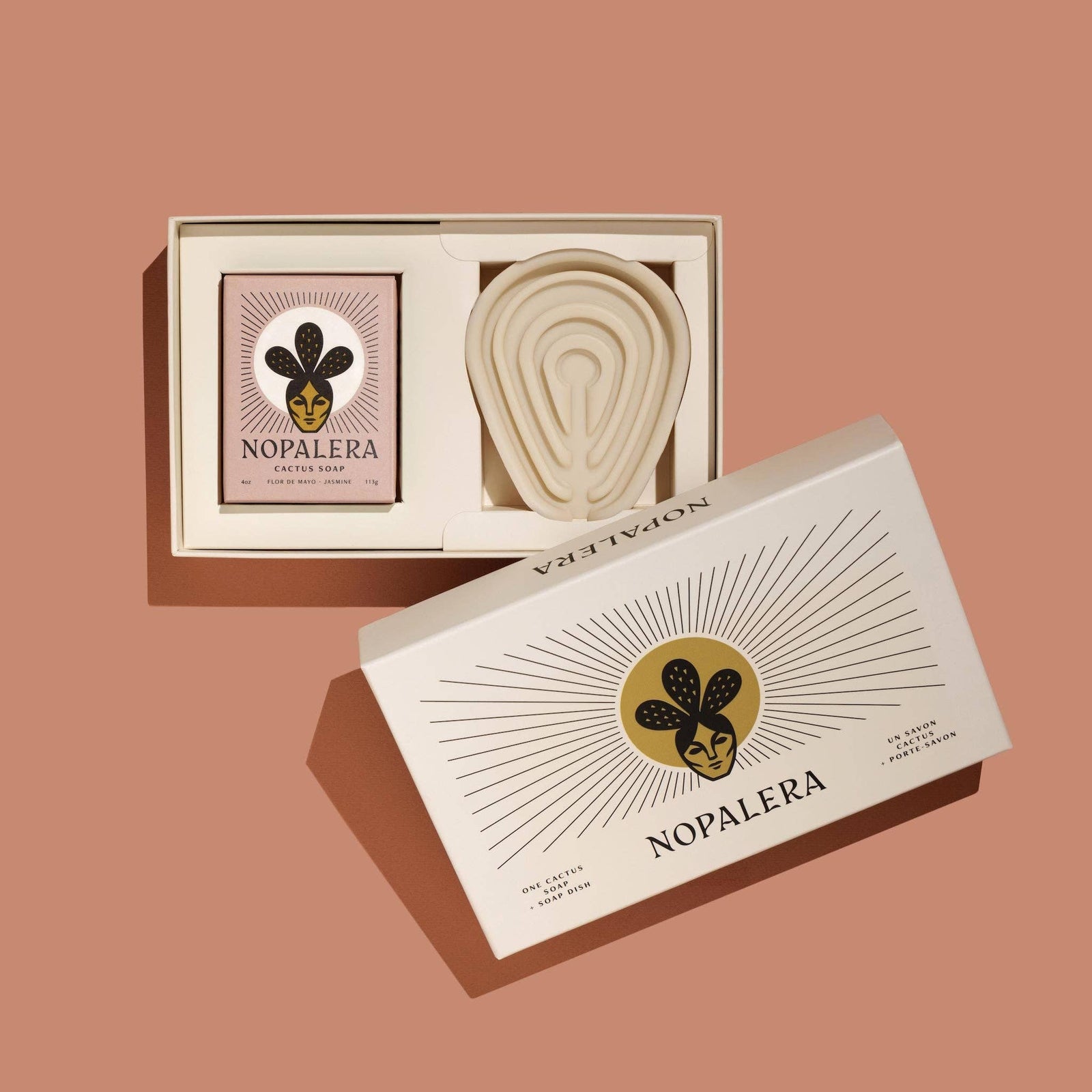 Nopalera | Soap & Dish Gift Set | Flor de Mayo