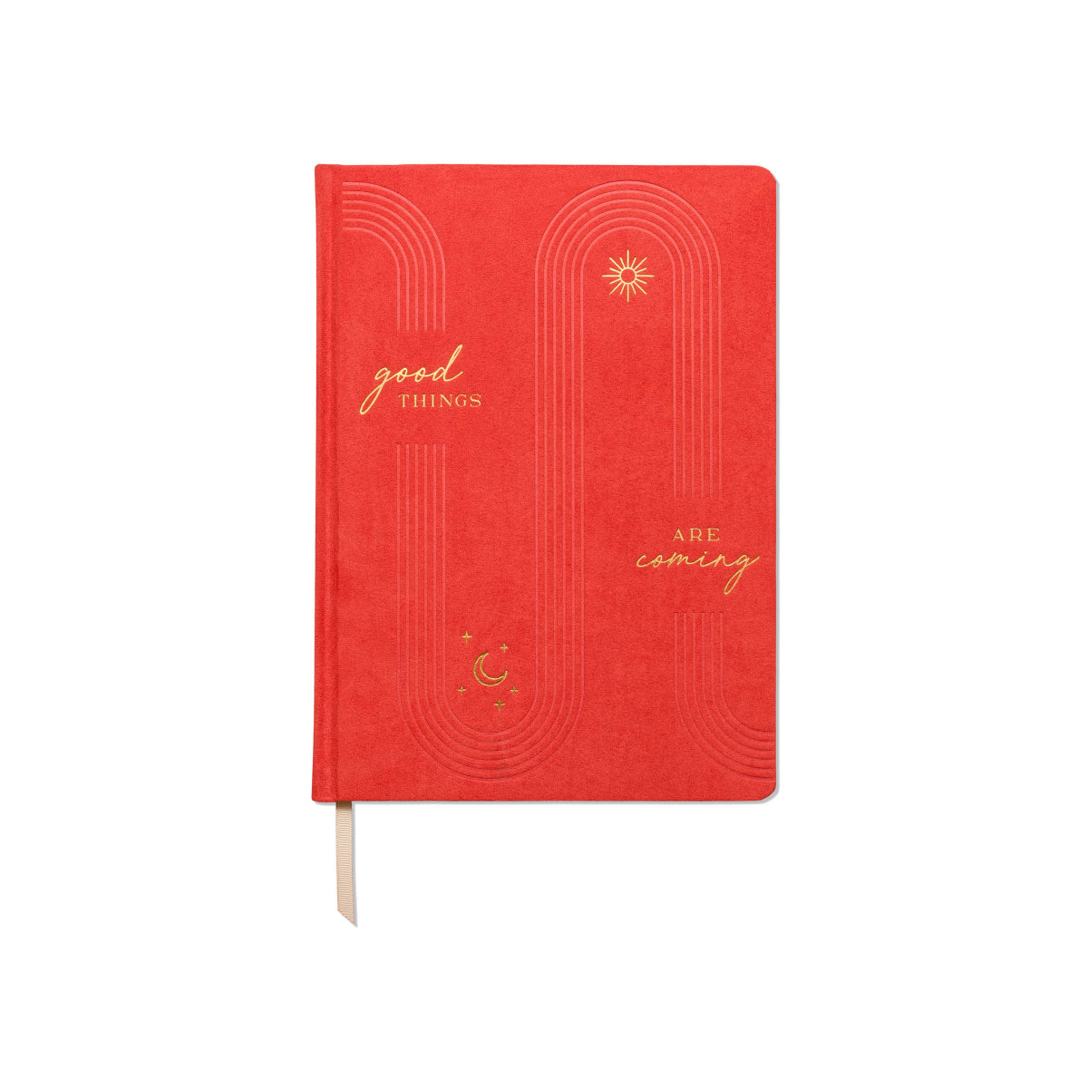 DesignWorks Ink Jumbo Vegan Suede Journal | Good Things Are Coming