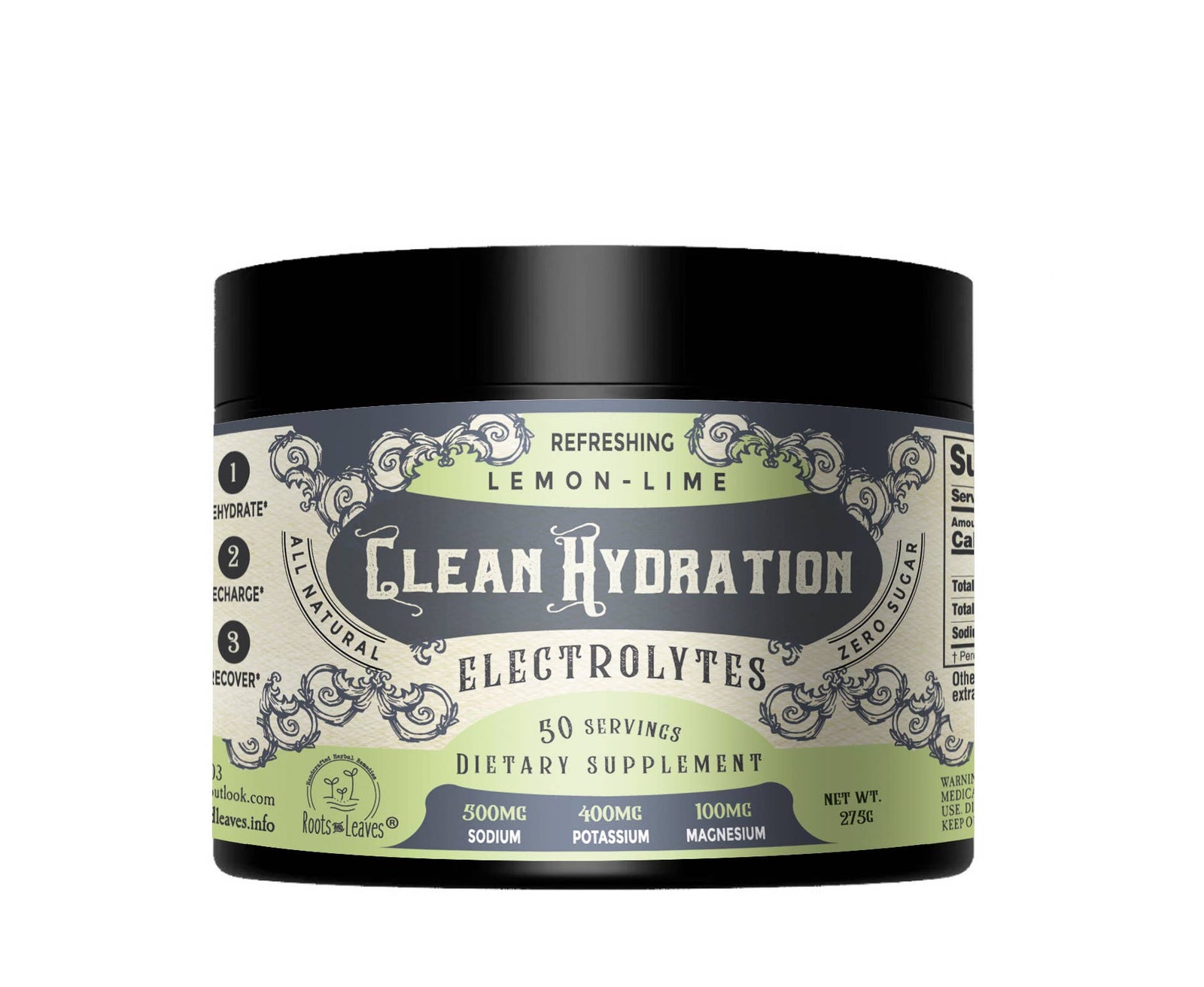 Roots & Leaves Clean Hydration Electrolytes