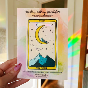 Jess Weymouth | Moon Tarot Card Suncatcher Window Decal