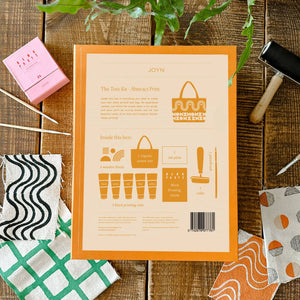 BLOK PARTI Block Printing Tote Kit | Abstract Print