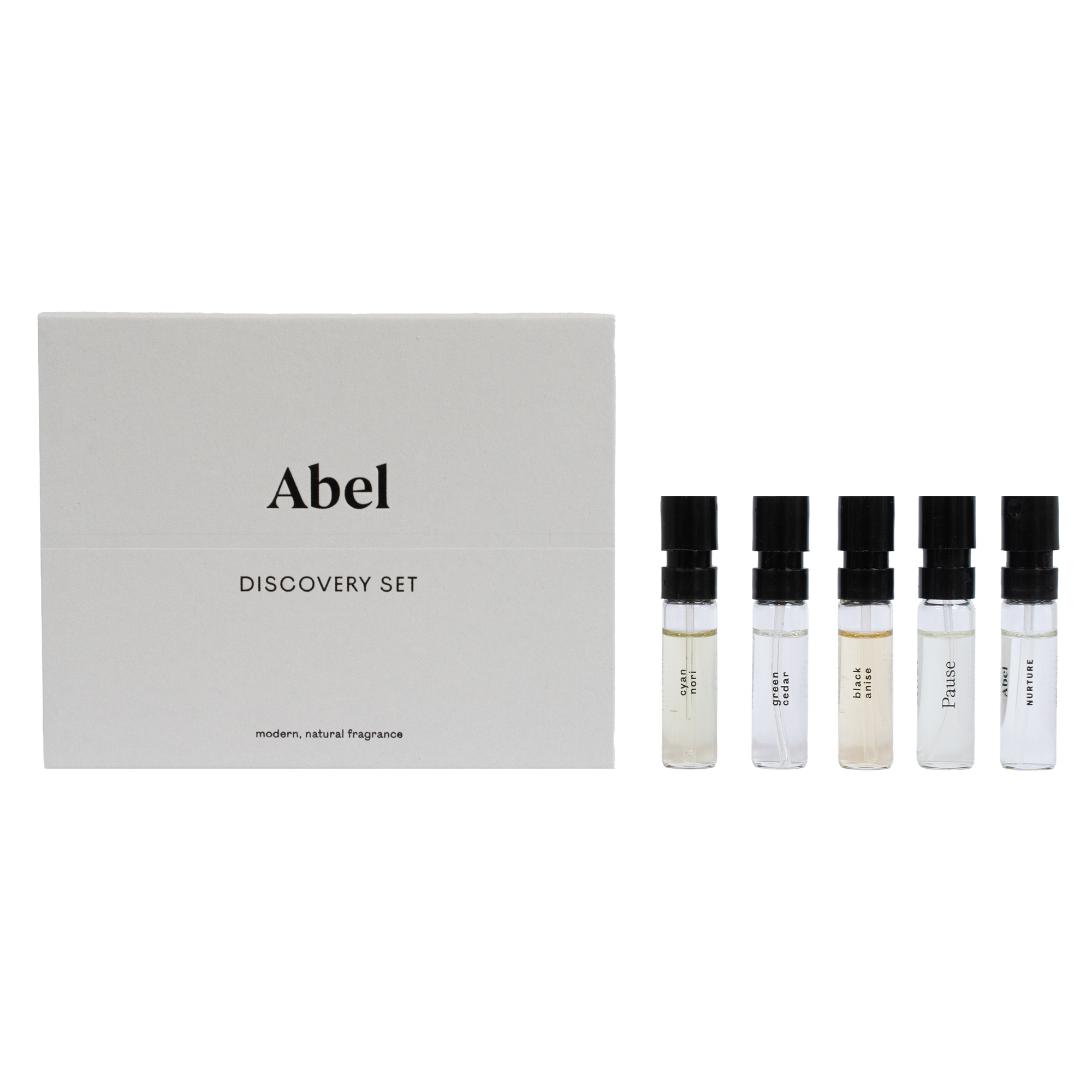 Abel 100% Natural eau de Parfum | Discovery Set (5x1ml)