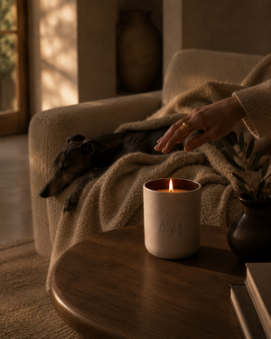 Bougie Poochie Candles Under The Covers Candle - Warm Milk, Vanilla, Sandalwood