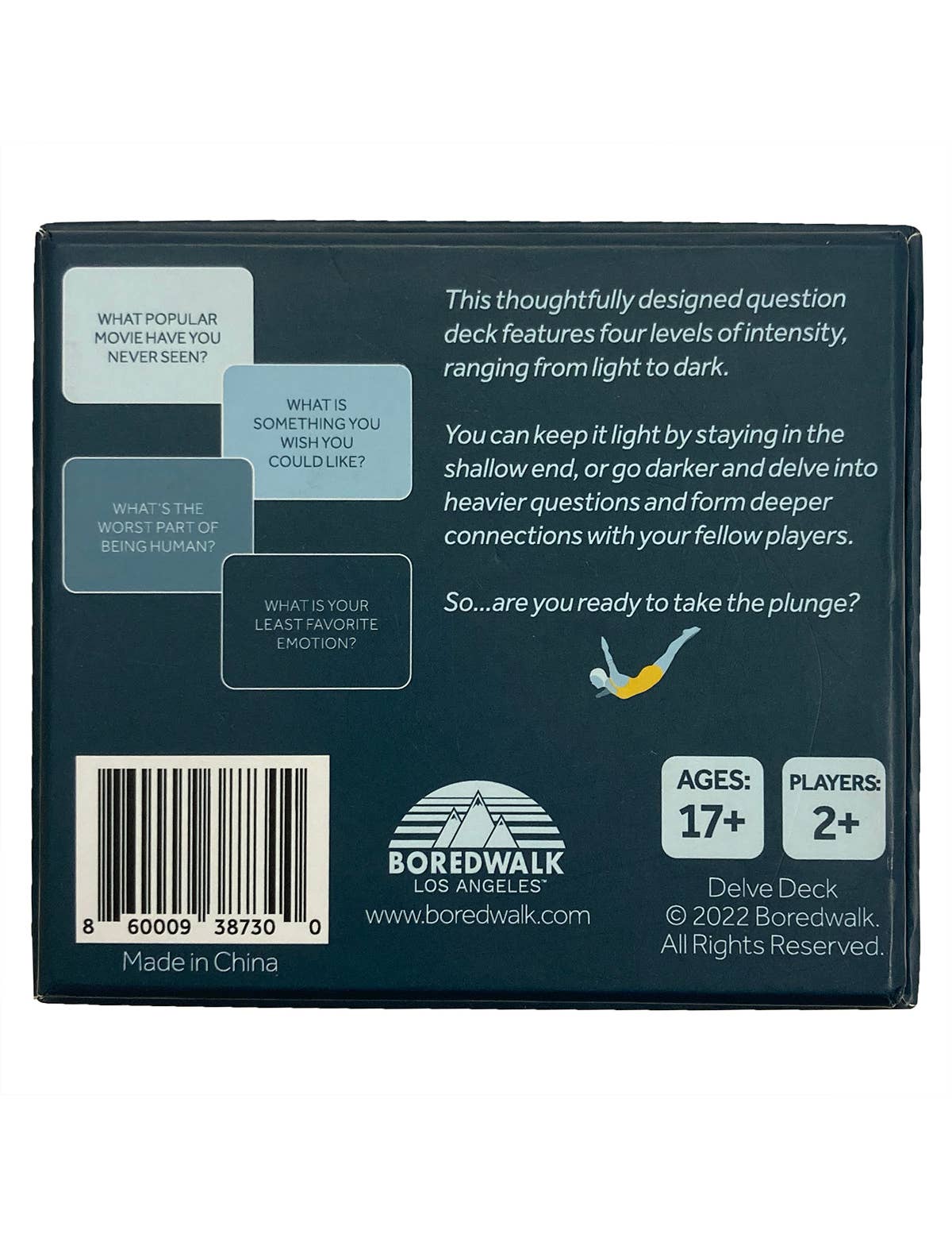 Boredwalk Delve Deck Conversation Cards