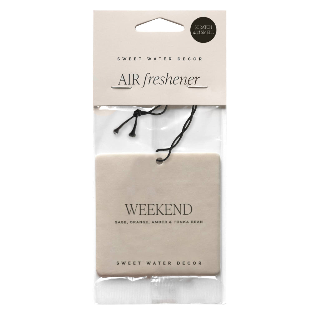 Sweet Water Decor Weekend Hanging Air Freshener