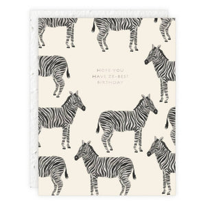 Seedlings - Ze-best Birthday Card