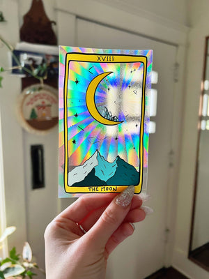 Jess Weymouth | Moon Tarot Card Suncatcher Window Decal