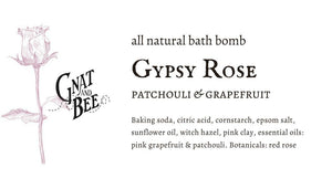 Gnat and Bee - Gypsy Rose | Natural Bath Bomb