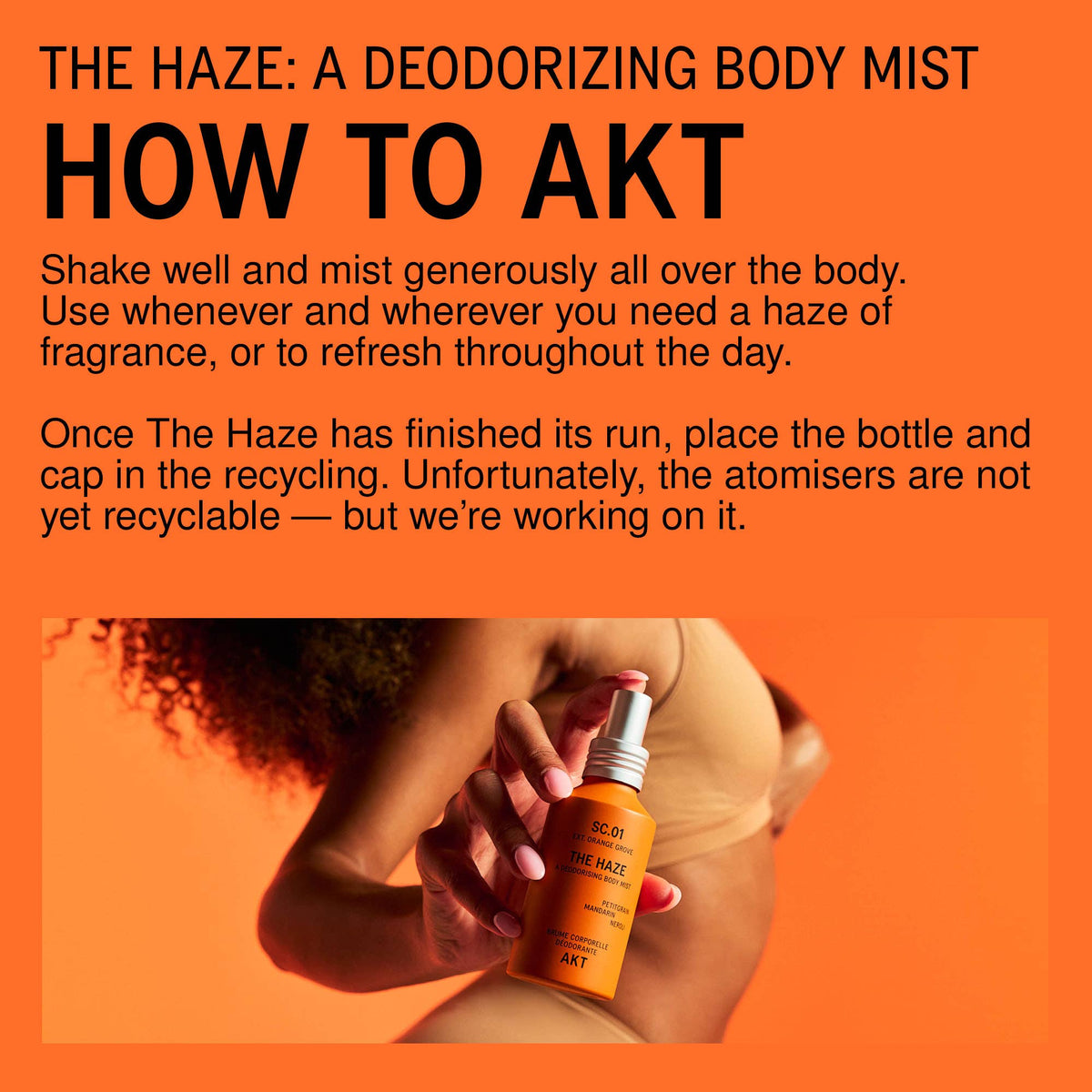 AKT London (USA) The Haze | Deodorizing Body Mist SC.02 AFTER THUNDER