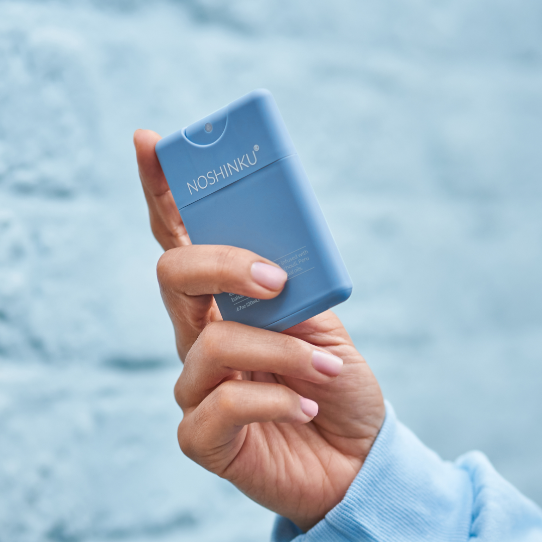 Noshinku Vetiver Patchouli Hydrating Pocket Hand Sanitizer