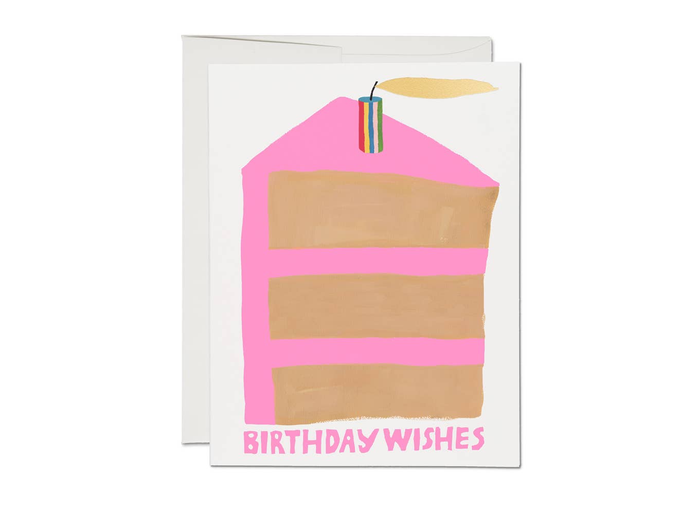 Red Cap Cards Piece of Cake Birthday Greeting Card