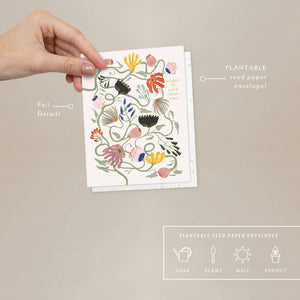 Seedlings - Widly In Love - Love + Friendship Card