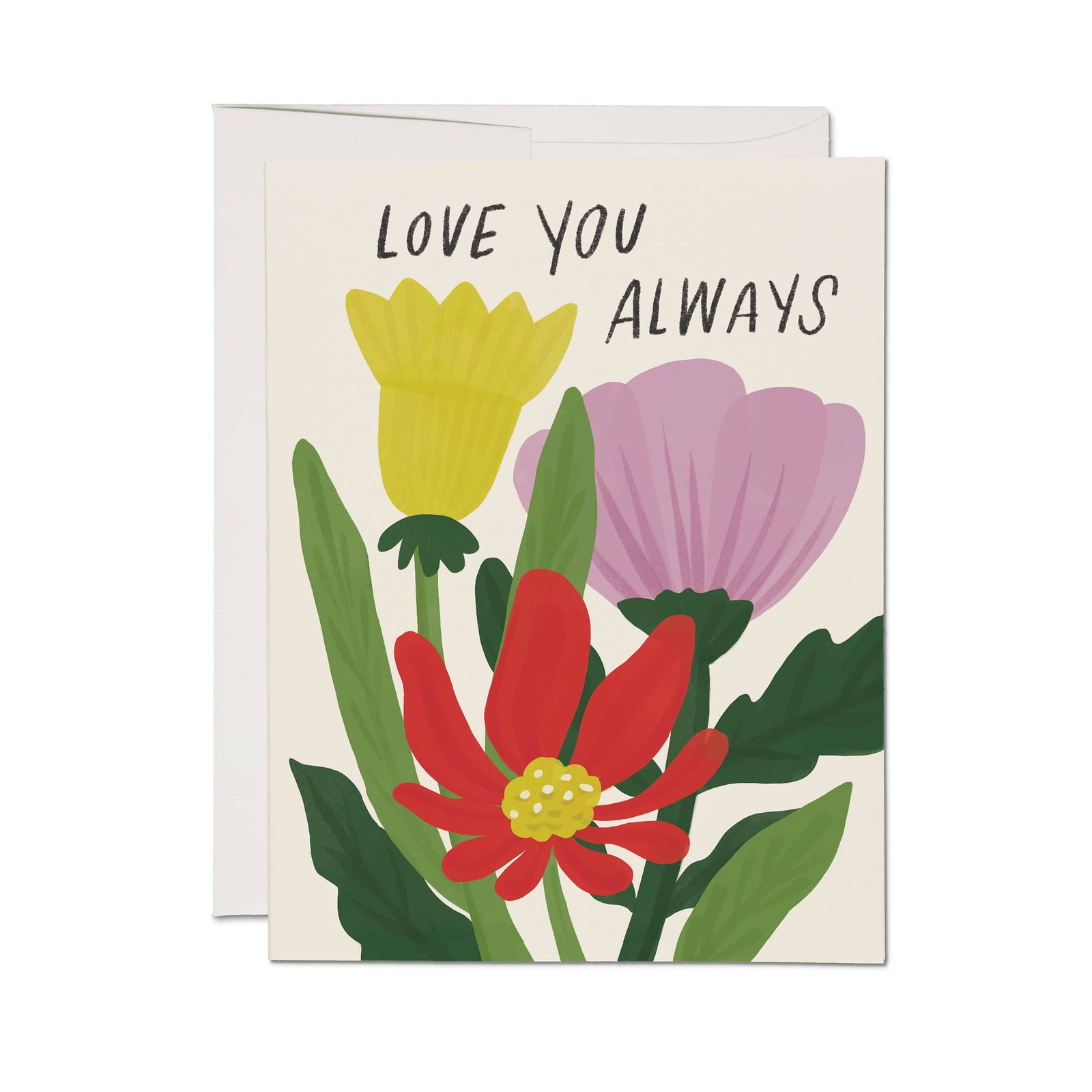 Red Cap Cards Forever in Bloom Greeting Card