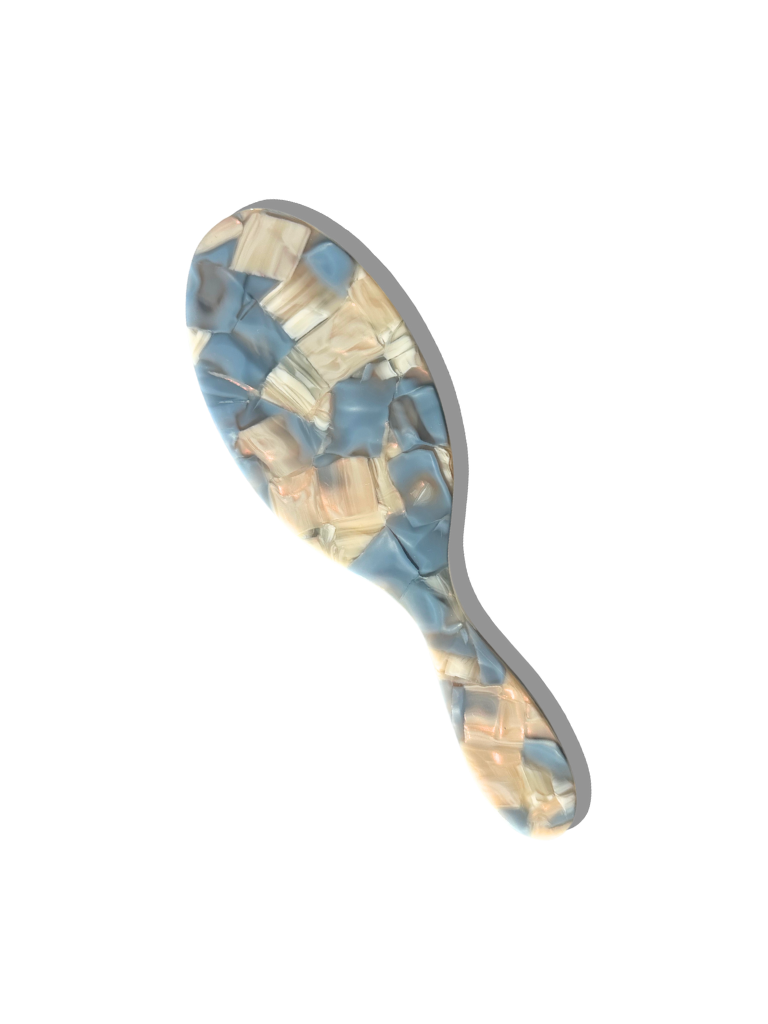 Solar Eclipse - Perfect Daily Hair Brush | Eco-Friendly Acetate: Pearl