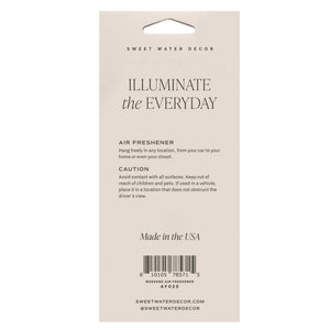 Sweet Water Decor Weekend Hanging Air Freshener