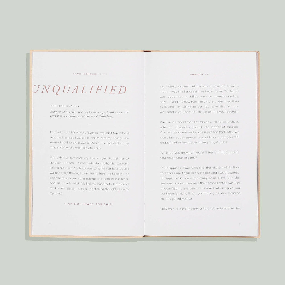 Paige Tate & Co. | Grace Is Enough: Christian Devotional for Women