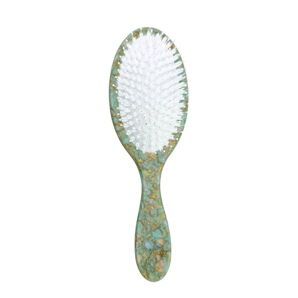 Solar Eclipse - Hand-Painted Lotus Amazing Hair Day Brush | Eco-Friendly