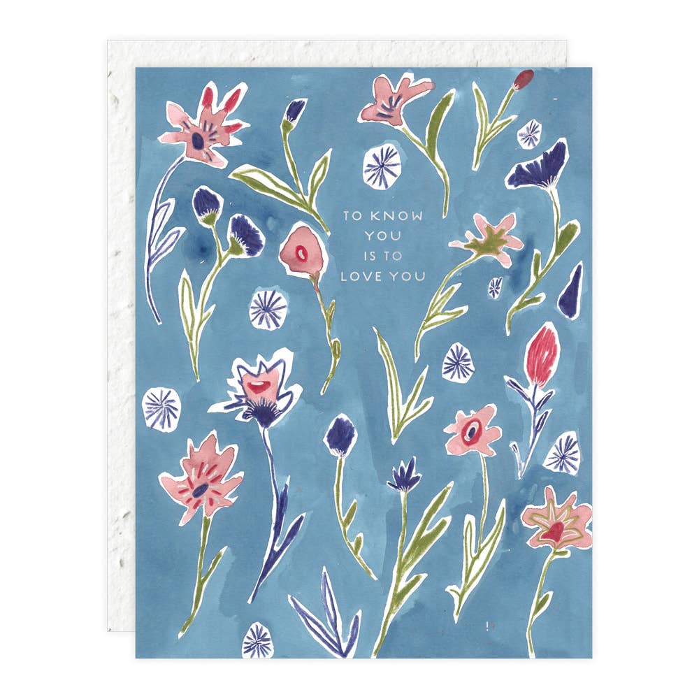 Seedlings - Ditzy Flowers - Love + Friendship Card
