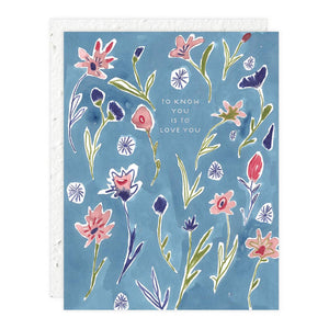 Seedlings - Ditzy Flowers - Love + Friendship Card