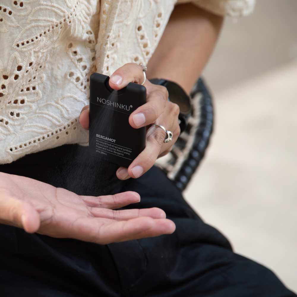 Noshinku Bergamot Ultra-Moisturizing Pocket Hand Sanitizer