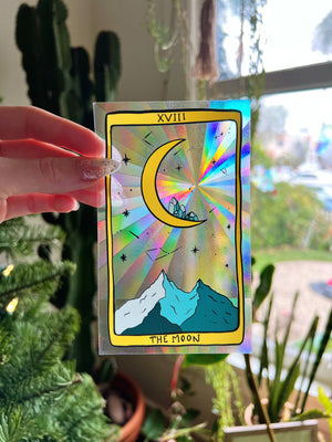 Jess Weymouth | Moon Tarot Card Suncatcher Window Decal