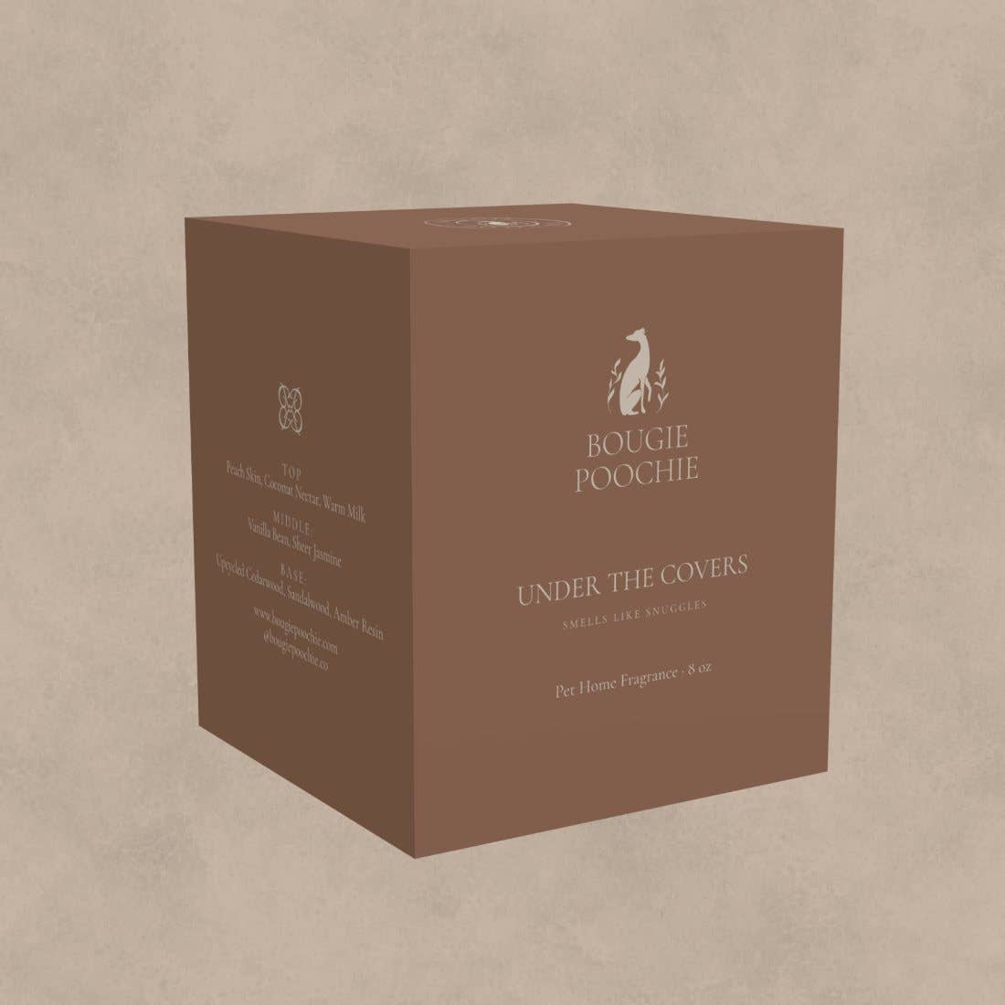Bougie Poochie Candles Under The Covers Candle - Warm Milk, Vanilla, Sandalwood