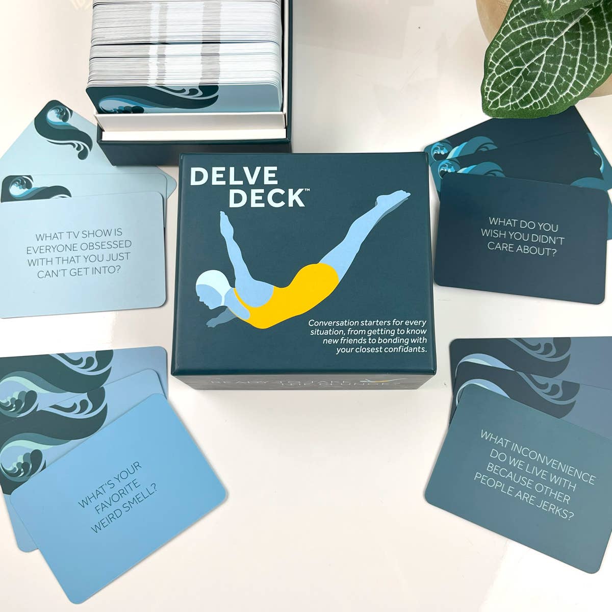 Boredwalk Delve Deck Conversation Cards