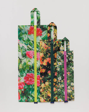 Baggu 3D Zip Set - Photo Florals