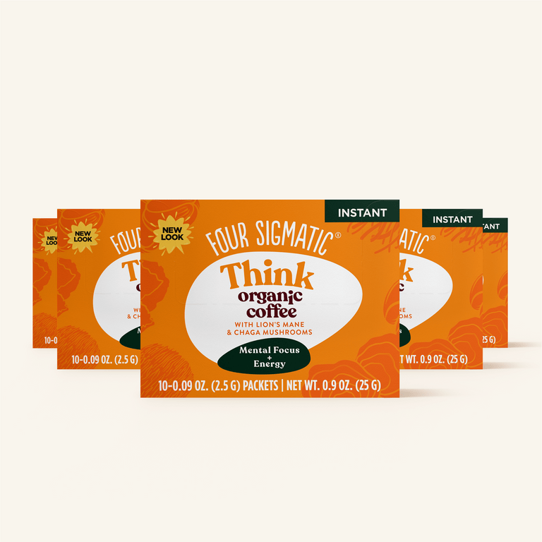 Think Ground Coffee: Lion's Mane Mushroom Blend - Four Sigmatic