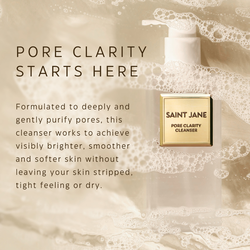 Saint Jane Pore Clarity Hyaluronic + Flower Acid Cleanser