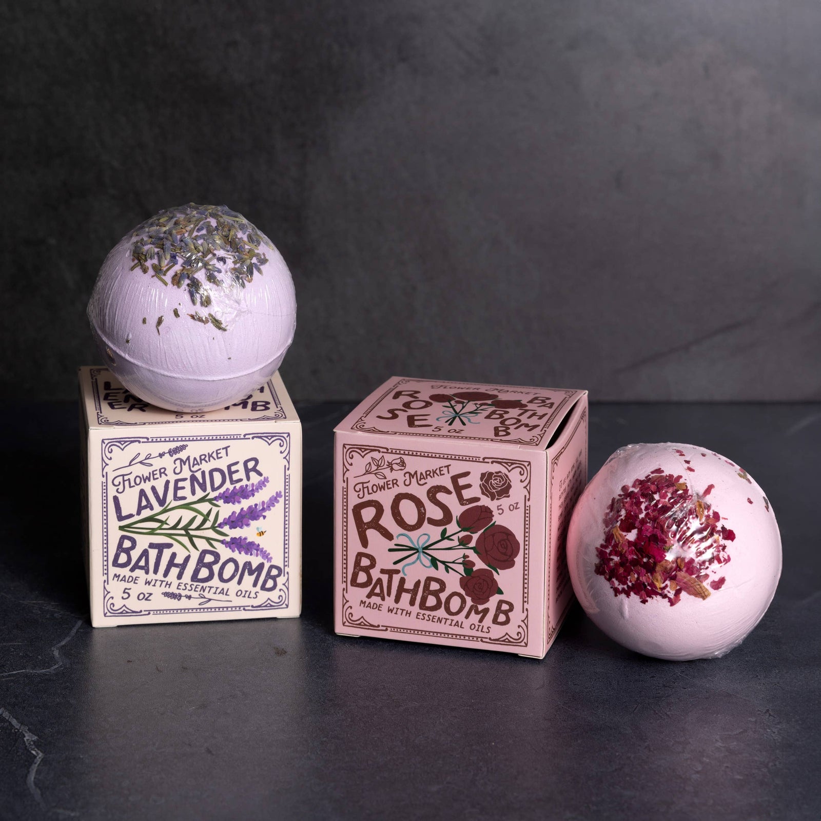 123 Farm Rose Bath Bomb Aromatherapy 5 oz
