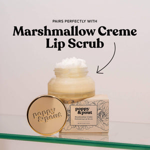 Poppy & Pout Lip Balm | Marshmallow Creme