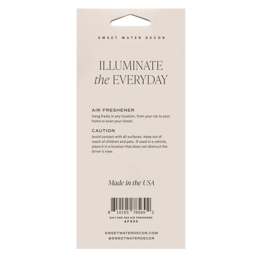 Sweet Water Decor Salt & Sea Hanging Air Freshener