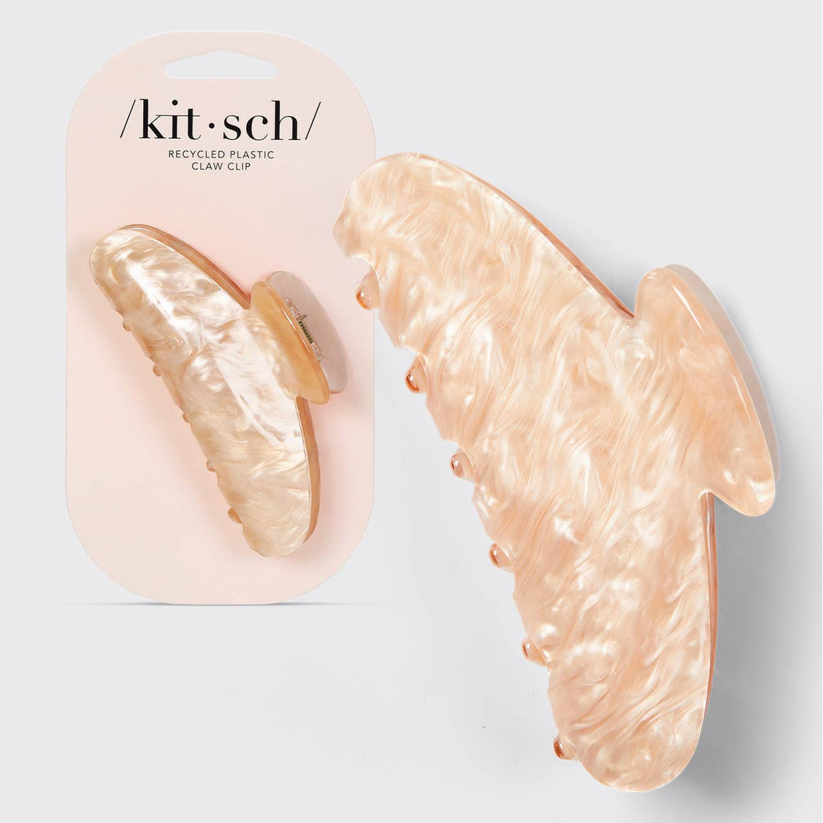 KITSCH Eco-Friendly Marble Claw Clip | Blonde