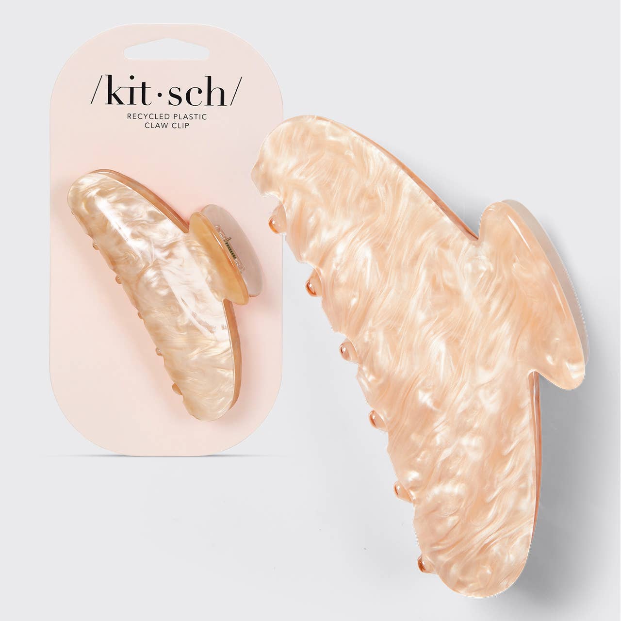 KITSCH Eco-Friendly Marble Claw Clip | Blonde