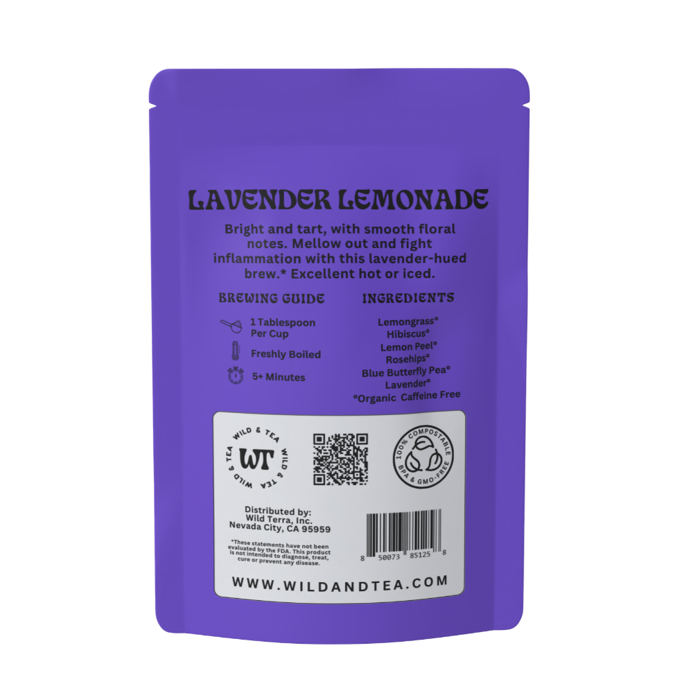 Wild & Tea Lavender Lemonade Herbal Tea