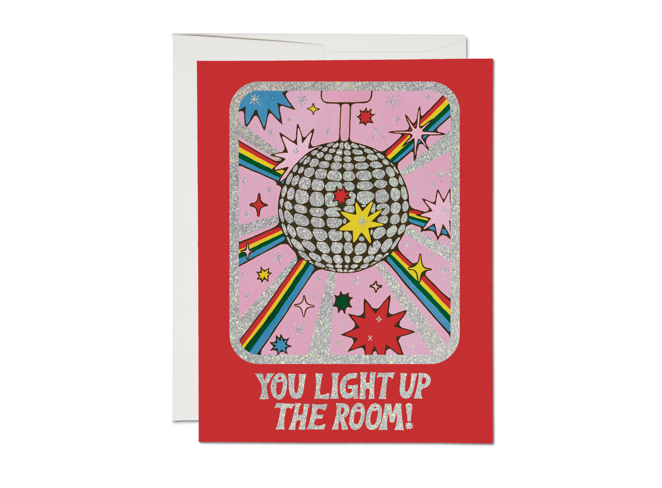 Red Cap Cards Light Up the Room | Friendship Greeting Card