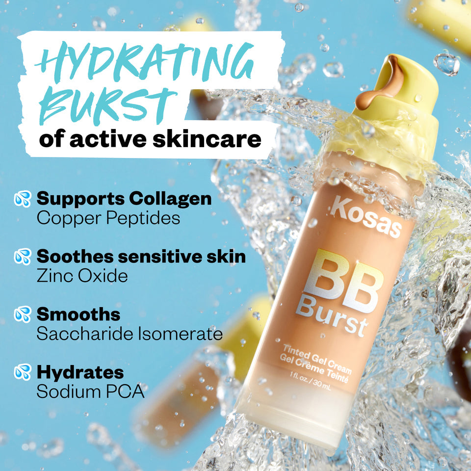 Kosas BB Burst Tinted Moisturizer Gel Cream with Copper Peptides