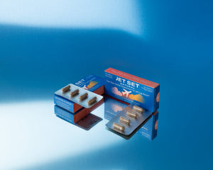 Jet Set Natural - 2-Step Herbal Supplement For Jet Lag Relief)