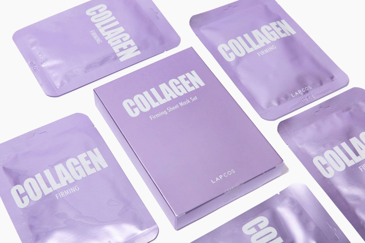LAPCOS  Collagen Daily Sheet Mask | 5-pack