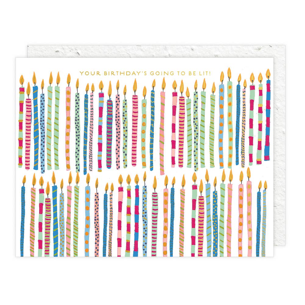 Seedlings Bday Candles | Birthday Card