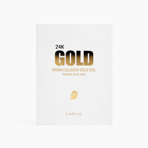 LAPCOS 24k Gold Foil Premium Face Mask 5-PACK