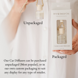 Ivy & Sage Collection - Volcano: Car Diffuser: Packaged