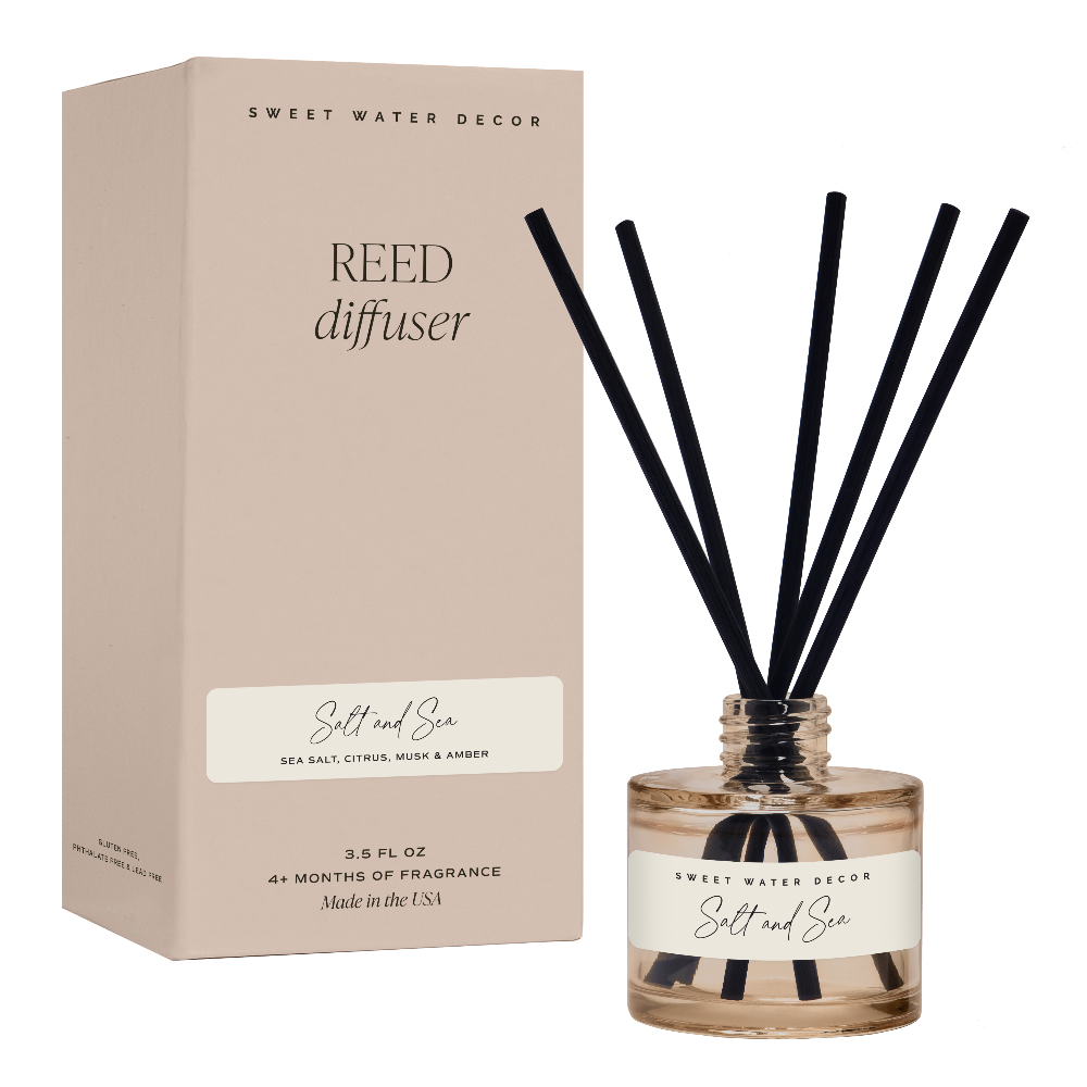 Sweet Water Decor Salt and Sea Reed Diffuser