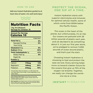 Instant Hydration - 



Premium Electrolyte Drink Mix: Lemon Lime