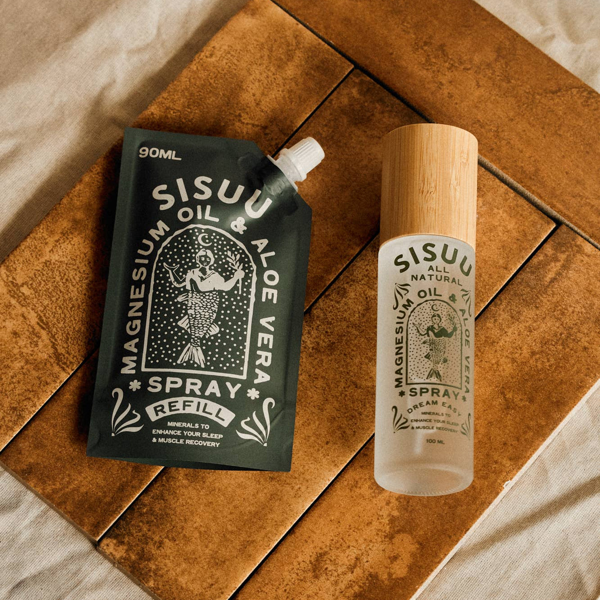 SISUU Magnesium Oil & Aloe Vera Spray Refill | 200ml