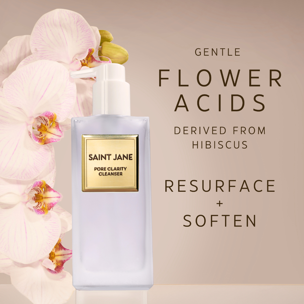 Saint Jane Pore Clarity Hyaluronic + Flower Acid Cleanser