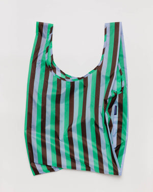 Baggu Reusable Bag  | Mint 90s Stripe